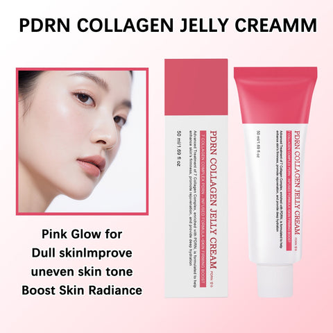 Private Label 50ML Whitening Moisturizing PDRN Collagen Jelly Cream Cruelty Free Skincare Natural Hyaluronic Acid 9 Face Cream