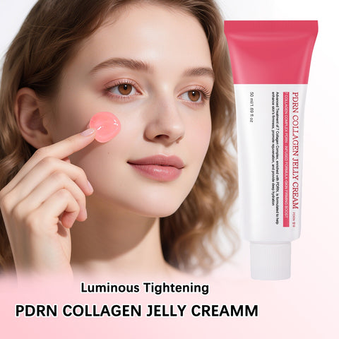 Private Label 50ML Whitening Moisturizing PDRN Collagen Jelly Cream Cruelty Free Skincare Natural Hyaluronic Acid 9 Face Cream