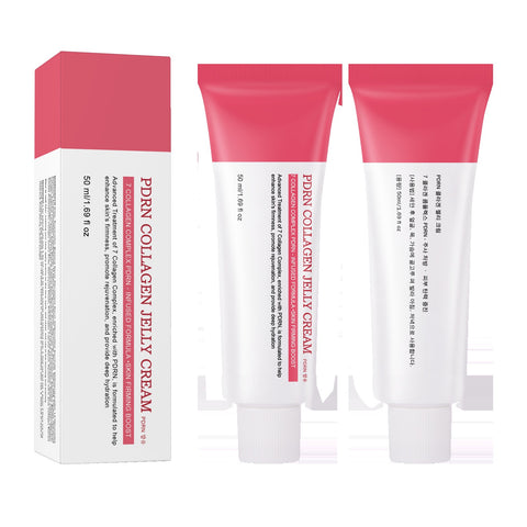 Private Label 50ML Whitening Moisturizing PDRN Collagen Jelly Cream Cruelty Free Skincare Natural Hyaluronic Acid 9 Face Cream