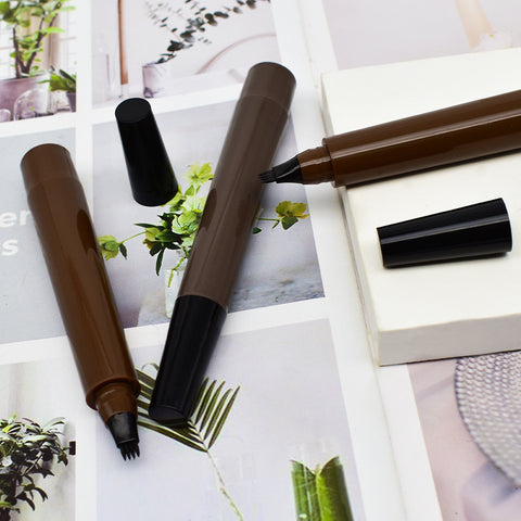 Private Label Brow Liner Natural Eyebrow Pencil Pen Eye Brow Liner Pen 3d Long Lasting Waterproof Liquid Eyebrow Pen