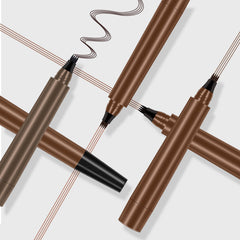 Private Label Brow Liner Natural Eyebrow Pencil Pen Eye Brow Liner Pen 3d Long Lasting Waterproof Liquid Eyebrow Pen