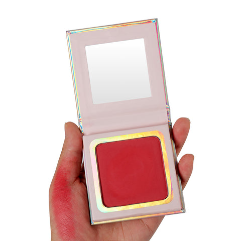 Private Label Cheek 4 Colors Vegan Cruelty Free Long Lasting High Pigment Pressed Powder Blush Palette