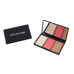 Private Label Cheek Advanced Vegan Highlighter Cruelty Free Long Lasting High Pigment Highlighter Contour Press Powder