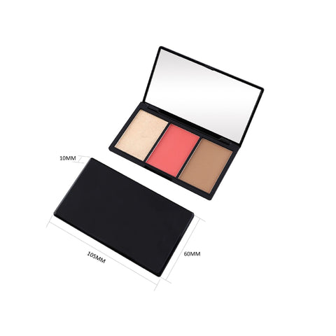 Private Label Cheek Advanced Vegan Highlighter Cruelty Free Long Lasting High Pigment Highlighter Contour Press Powder