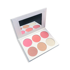 Waterproof Factory Price No logo Make Your Own Brand 6 Colors Highlighter Powder Face Makeup