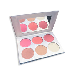 Waterproof Factory Price No logo Make Your Own Brand 6 Colors Highlighter Powder Face Makeup