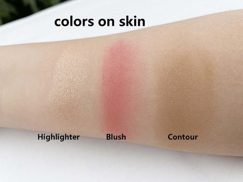 Private Label Cheek Advanced Vegan Highlighter Cruelty Free Long Lasting High Pigment Highlighter Contour Press Powder