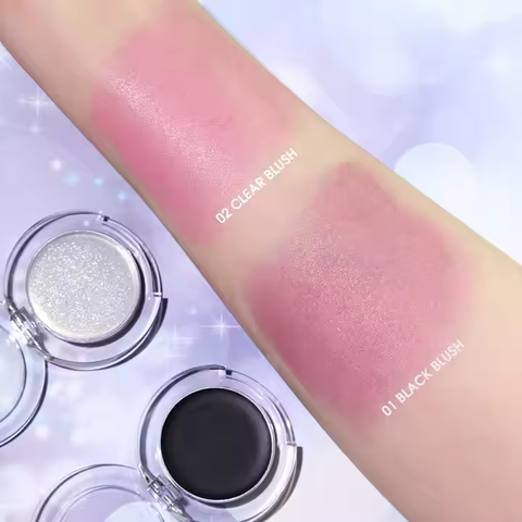 Private Label Cheek Vegan Cruelty Free Long Lasting 3 Colors High Pigment Cream Lip Cheek Changing Blush Balm