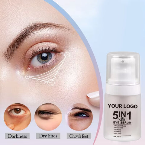 Private Label Eye Cream Moisturizing Anti Aging Anti Wrinkles Minimize Remover Dark Circles Eye Bag Under Moisturizing Eye Cream Serum