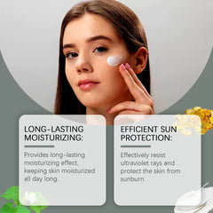 Private Label Organic Natural Hydrating UV Sunblock Oil-free Moisturizer Cream Body Face All Skin Type SPF50 Sunscreen