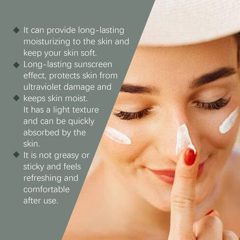 Private Label Organic Natural Hydrating UV Sunblock Oil-free Moisturizer Cream Body Face All Skin Type SPF50 Sunscreen