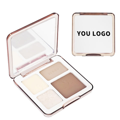Private Label Vegan Cruelty Free Waterproof Contour Makeup Cheek Cruelty Free Bronzer Highlighter Pressed Powder