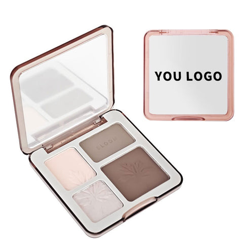Private Label Vegan Cruelty Free Waterproof Contour Makeup Cheek Cruelty Free Bronzer Highlighter Pressed Powder
