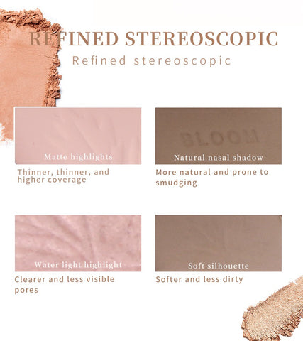 Private Label Vegan Cruelty Free Waterproof Contour Makeup Cheek Cruelty Free Bronzer Highlighter Pressed Powder