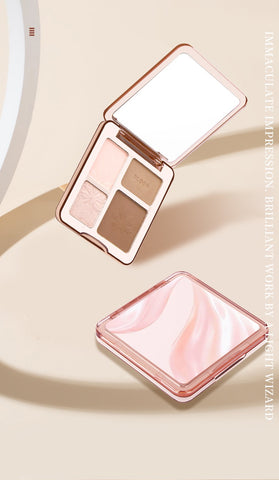 Private Label Vegan Cruelty Free Waterproof Contour Makeup Cheek Cruelty Free Bronzer Highlighter Pressed Powder