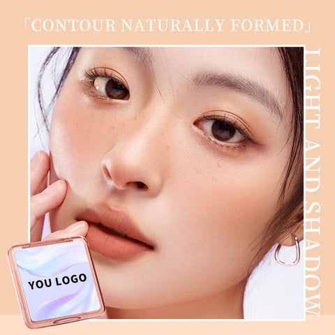 Private Label Vegan Cruelty Free Waterproof Contour Makeup Cheek Cruelty Free Bronzer Highlighter Pressed Powder