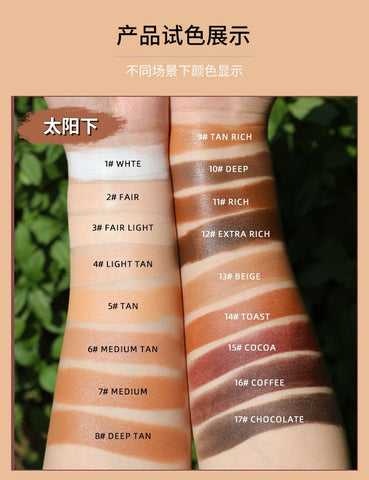 Private Label Vegan Cruelty Free Waterproof Pink Cheek 2 in 1 With Brush Creamy Concealer Bronzer Blush Highlighter Sticker