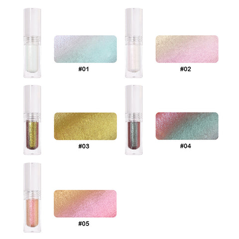 Shiny Long Lasting Glitter Chameleon Custom Logo Liquid Eyeshadow 8 Colors Eyeliner Glitter Shimmer Liquid Eyeshadow Makeup