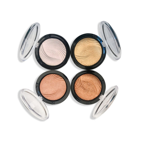 Single Color Highlighter Pallet Private Logo Pressed High Pigment Brand Makeup Brighten Shimmer Highlighter