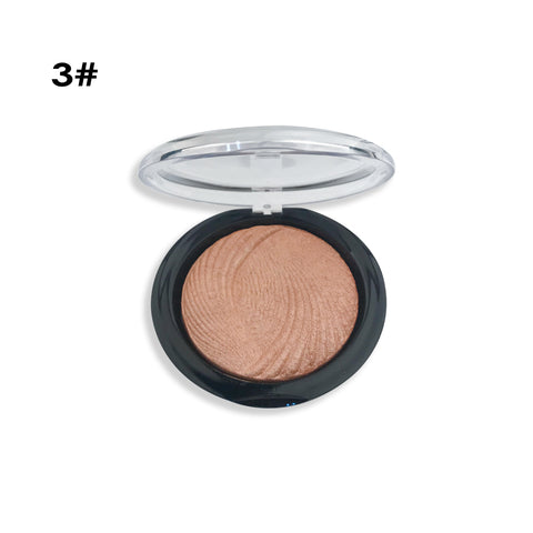 Single Color Highlighter Pallet Private Logo Pressed High Pigment Brand Makeup Brighten Shimmer Highlighter