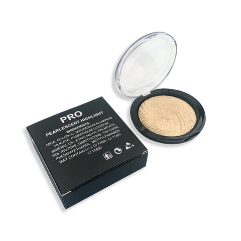 Single Color Highlighter Pallet Private Logo Pressed High Pigment Brand Makeup Brighten Shimmer Highlighter