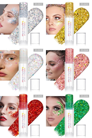 Top Grade Single Eyeshadow Glitter Powder 6 Color Waterproof Pigment Loose Eyeshadow Makeup