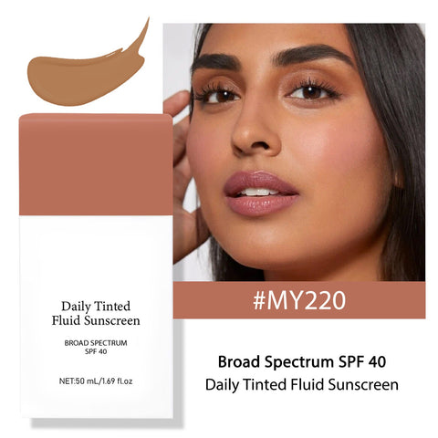 Top Sale Silky Satin Face Foundation 3 Colors Base for Black Skin SPF 40 OEM Logo