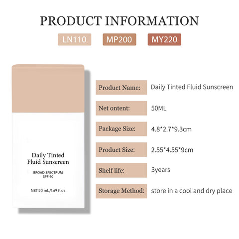 Top Sale Silky Satin Face Foundation 3 Colors Base for Black Skin SPF 40 OEM Logo