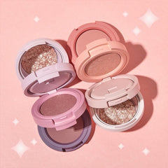 Vegan 3 in 1 Blusher Pigment Palette High Pigmented Custom Logo Cheek Blush Matte Powder Blusher Highlight Contour