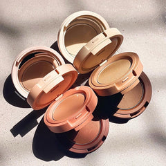 Vegan 3 in 1 Blusher Pigment Palette High Pigmented Custom Logo Cheek Blush Matte Powder Blusher Highlight Contour