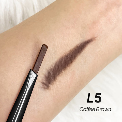 Waterproof Black Dark Brown Double Head 6 Colors Eyebrow Pencil Eyeliner Custom logo