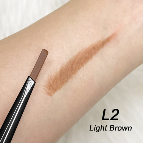 Waterproof Black Dark Brown Double Head 6 Colors Eyebrow Pencil Eyeliner Custom logo