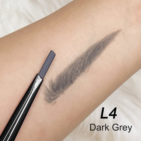 Waterproof Black Dark Brown Double Head 6 Colors Eyebrow Pencil Eyeliner Custom logo
