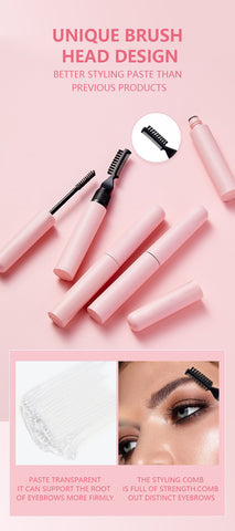 Waterproof Clear Styling Gel Long Lasting Eyebrow Tinted Eye Brow Gel Private Label Vegan Pigment Brow Dye Tint
