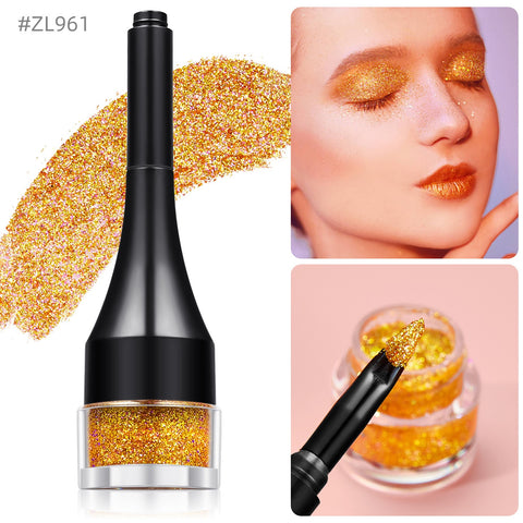 Waterproof Eye 5 Colors Glitter Eyeshadow Powder Makeup