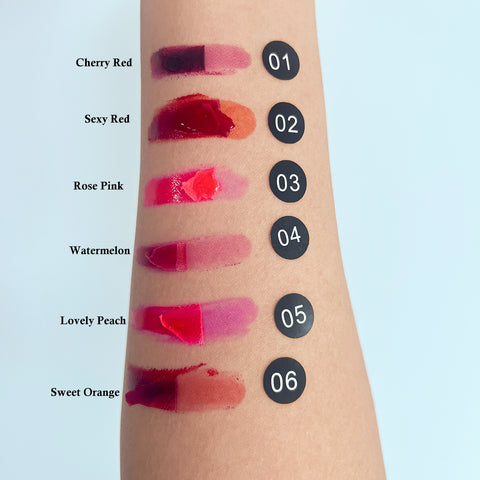 Waterproof Lip Tint Custom Vegan 6 Colors Lipgloss Lip Makeup