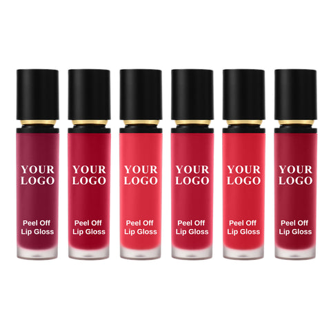 Waterproof Lip Tint Custom Vegan 6 Colors Lipgloss Lip Makeup