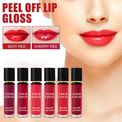 Waterproof Lip Tint Custom Vegan 6 Colors Lipgloss Lip Makeup