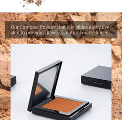 Waterproof Setting 13 Colors Face Powder Foundation Custom Logo Transparent Cover Pressed Compact Pressed Powder Private Label