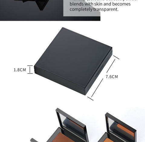 Waterproof Setting 13 Colors Face Powder Foundation Custom Logo Transparent Cover Pressed Compact Pressed Powder Private Label