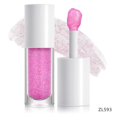 White Tube Shiny Long Lasting Glitter Custom Logo Liquid Eyeshadow 8 Colors Eyeliner Glitter Shimmer Liquid Eyeshadow Makeup