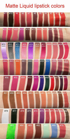 Wholesale 160 Colors Cosmetics Vegan Makeup Custom Private Label Liquid Matte Lipsticks 24 Hours Waterproof Liquid Lipstick