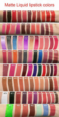Wholesale 160 Colors Cosmetics Vegan Makeup Custom Private Label Liquid Matte Lipsticks 24 Hours Waterproof Liquid Lipstick