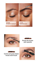 Wholesale Custom Long Lasting 3 colors Eyebrow Wax Vegen Waterproof Eyebrow Wax Gel 3D Eyebrow Soap Makeup