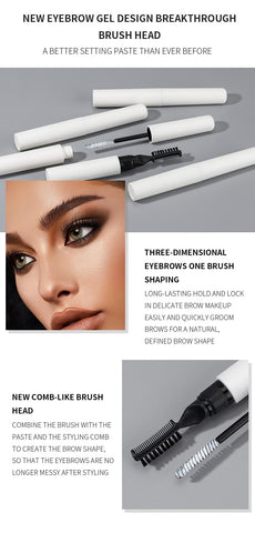 Wholesale Private Label Waterproof Vegan Sculpt Kit Styling Wax Liquid Eyebrow Pomade Enhancers Clear Tint Brow Gel