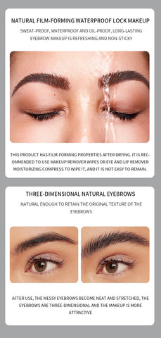 Wholesale Private Label Waterproof Vegan Sculpt Kit Styling Wax Liquid Eyebrow Pomade Enhancers Clear Tint Brow Gel