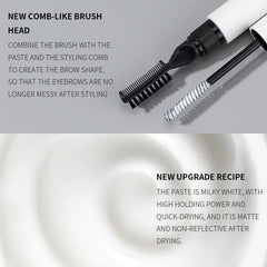 Wholesale Private Label Waterproof Vegan Sculpt Kit Styling Wax Liquid Eyebrow Pomade Enhancers Clear Tint Brow Gel