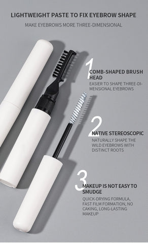 Wholesale Private Label Waterproof Vegan Sculpt Kit Styling Wax Liquid Eyebrow Pomade Enhancers Clear Tint Brow Gel