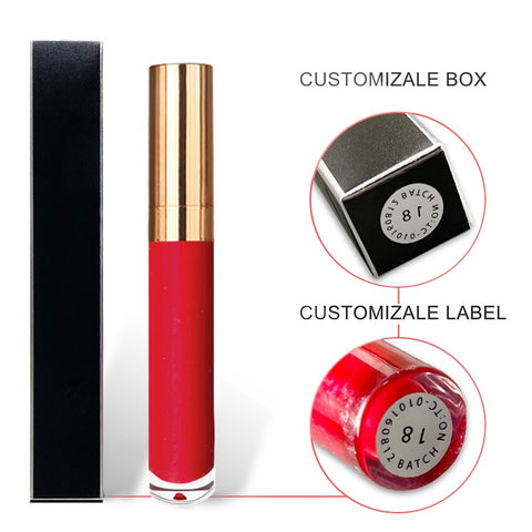 Your Own Brand 85 Colors Matte and gloss Makeup Vegan Waterproof Velvet Matte Lip Stick Private Label Lipstick Lipgloss Liquid Lipstick