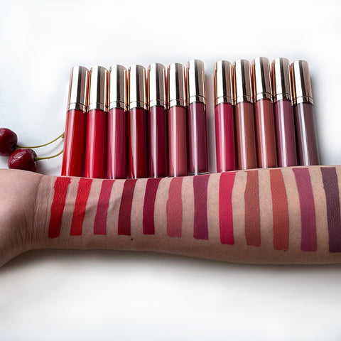 Your Own Brand 85 Colors Matte and gloss Makeup Vegan Waterproof Velvet Matte Lip Stick Private Label Lipstick Lipgloss Liquid Lipstick